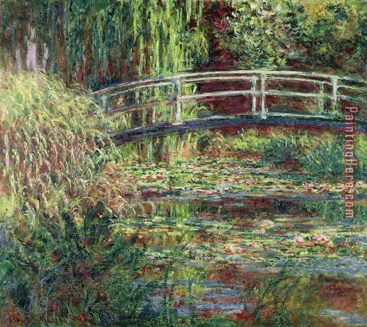 Claude Monet Waterlily Pond Pink Harmony 1900
